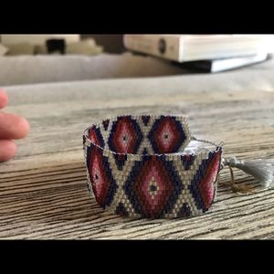 Beautiful Beaded Adjustable Bracelet.